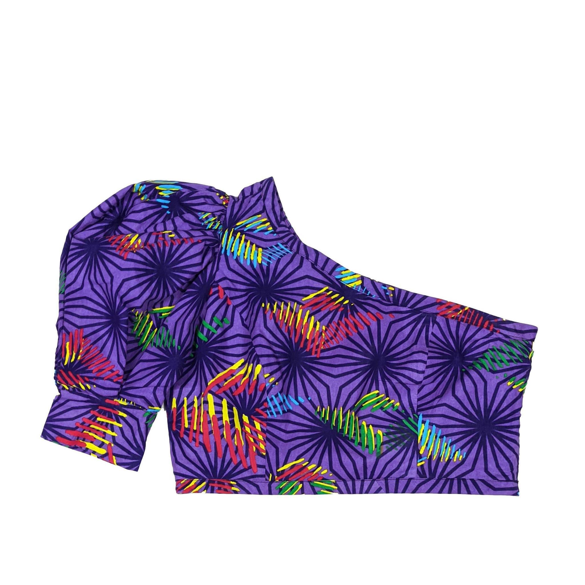 Mono Strap Crop Top w/Scarf