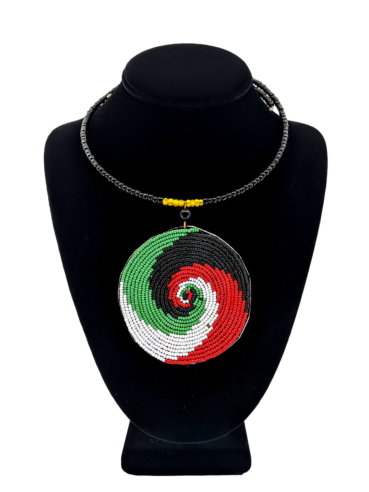 African Massai Pendant Necklace Set