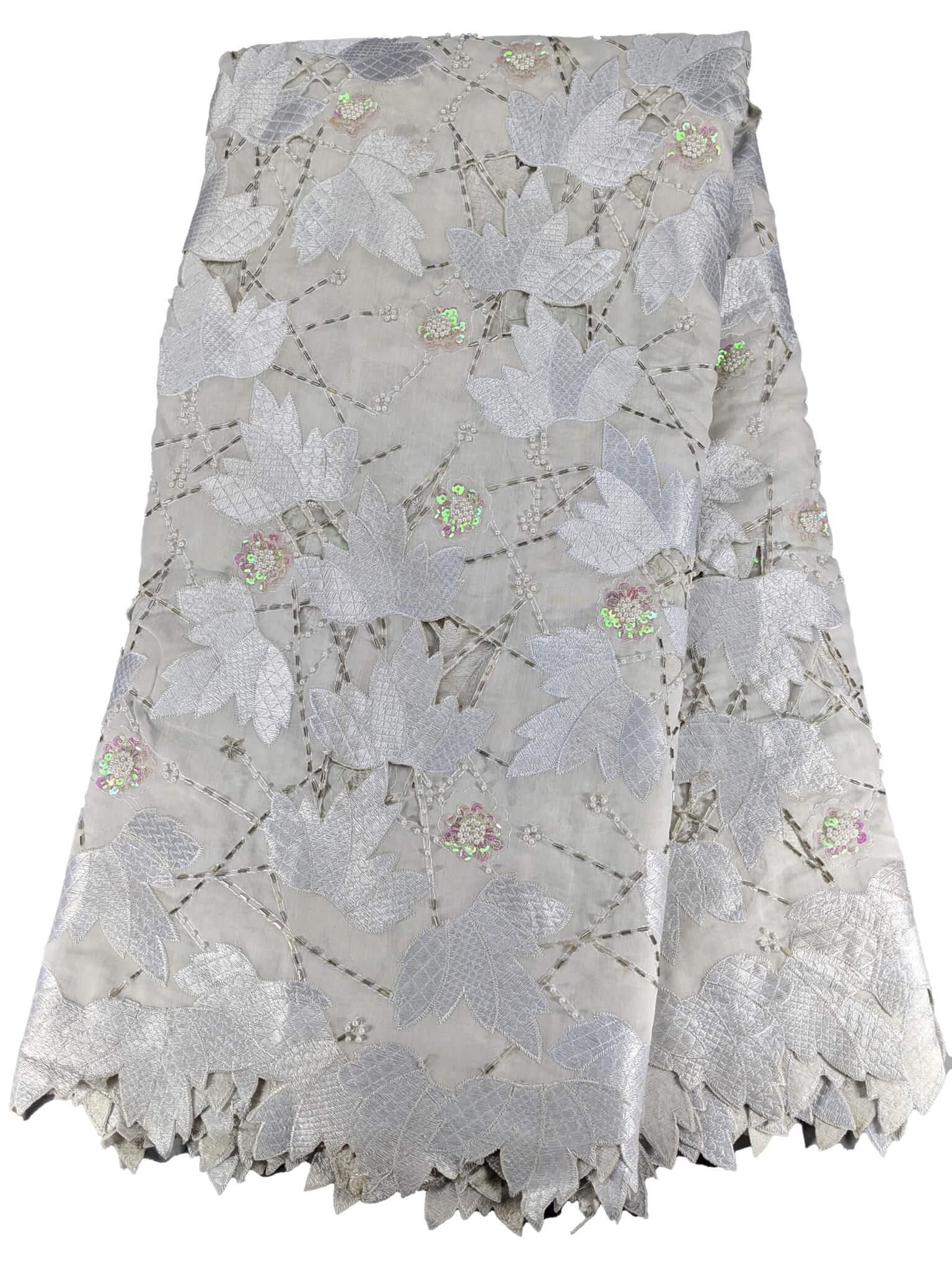 White Voile Cotton Lace