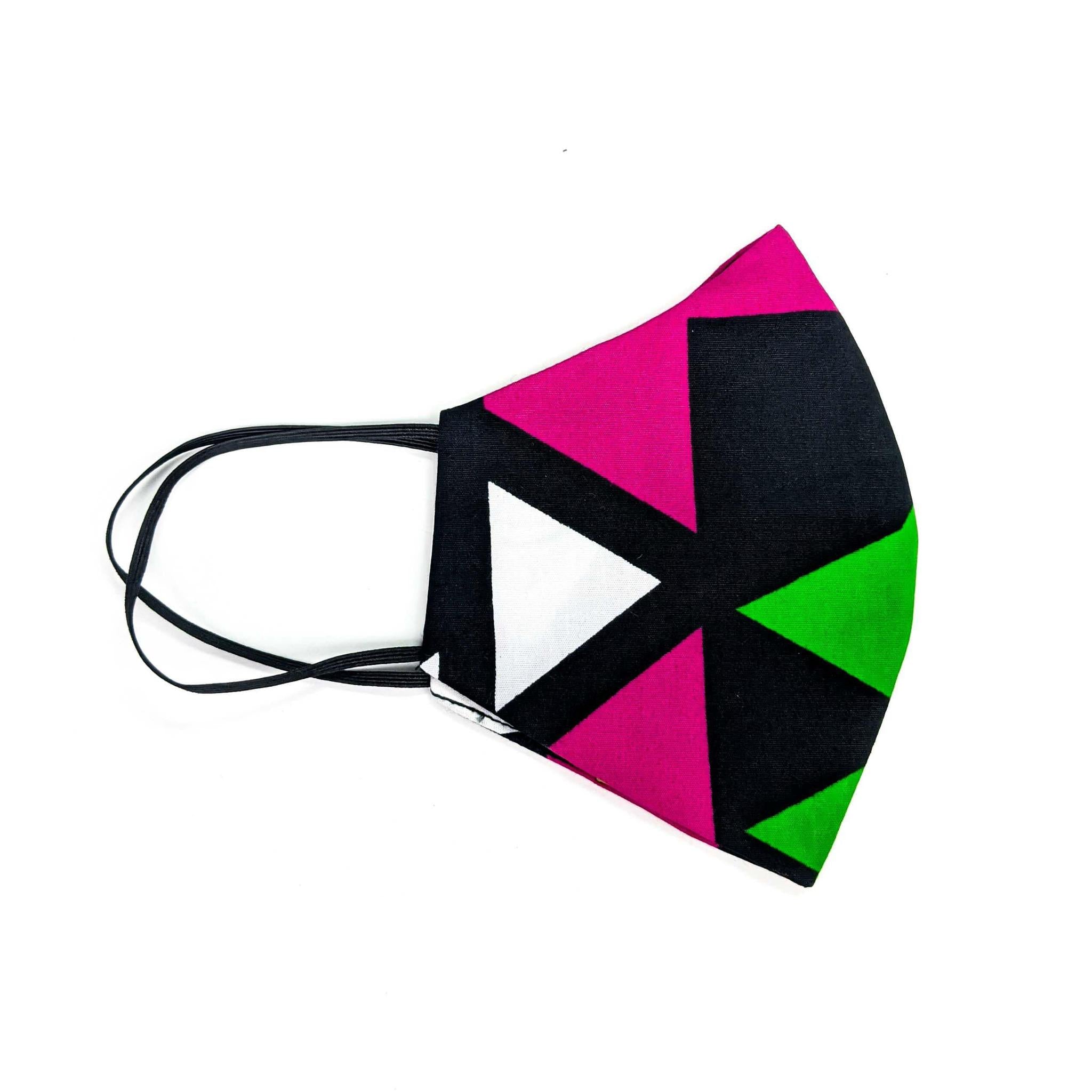 Kids Ankara Cloth Face Mask w/Disposal Filters