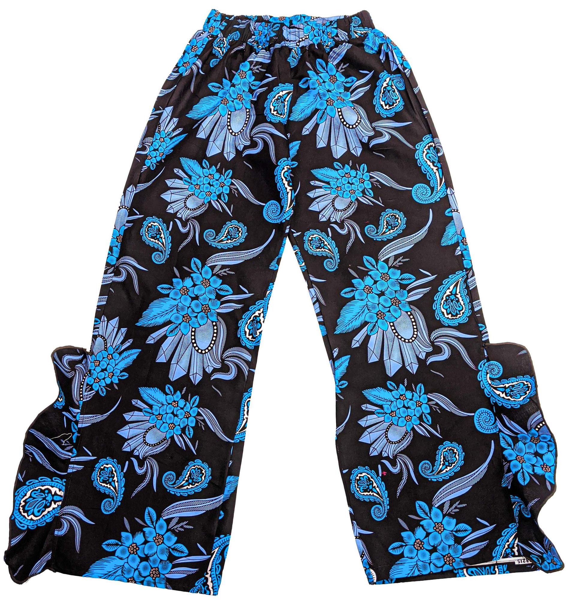 Black & Blue Toned Pant