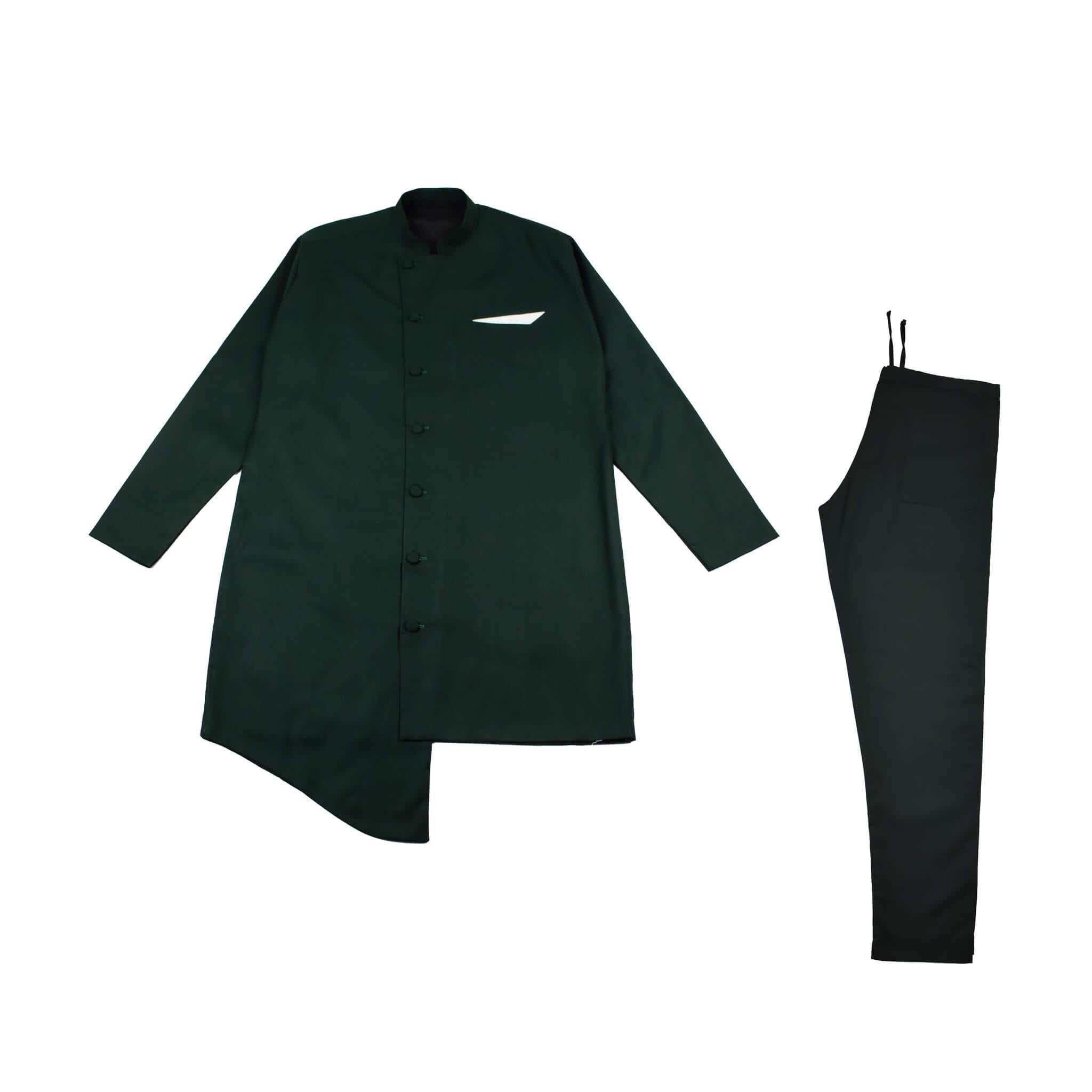 Green Military Men's 2pc Set