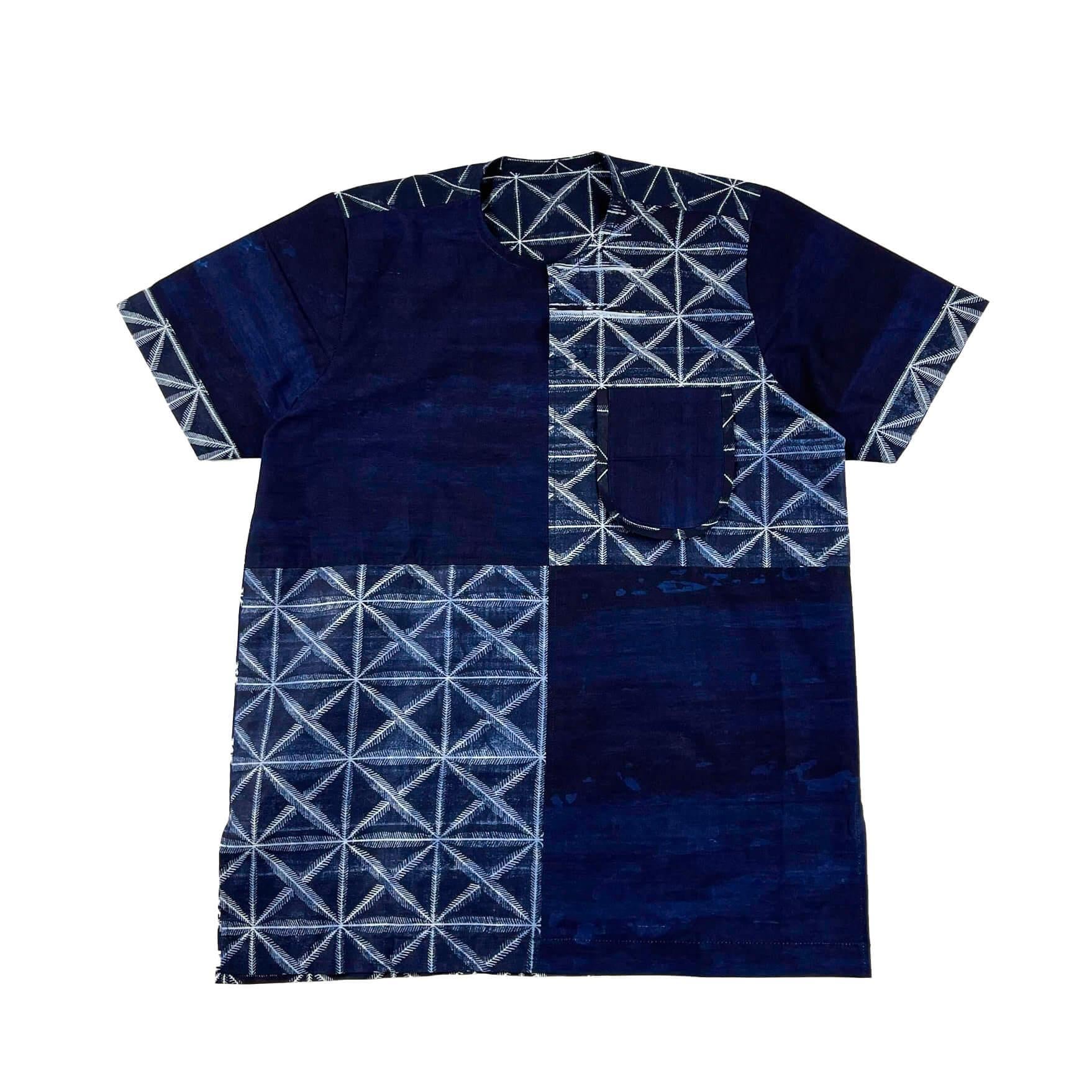 Men's Tye & Dye Blue Top