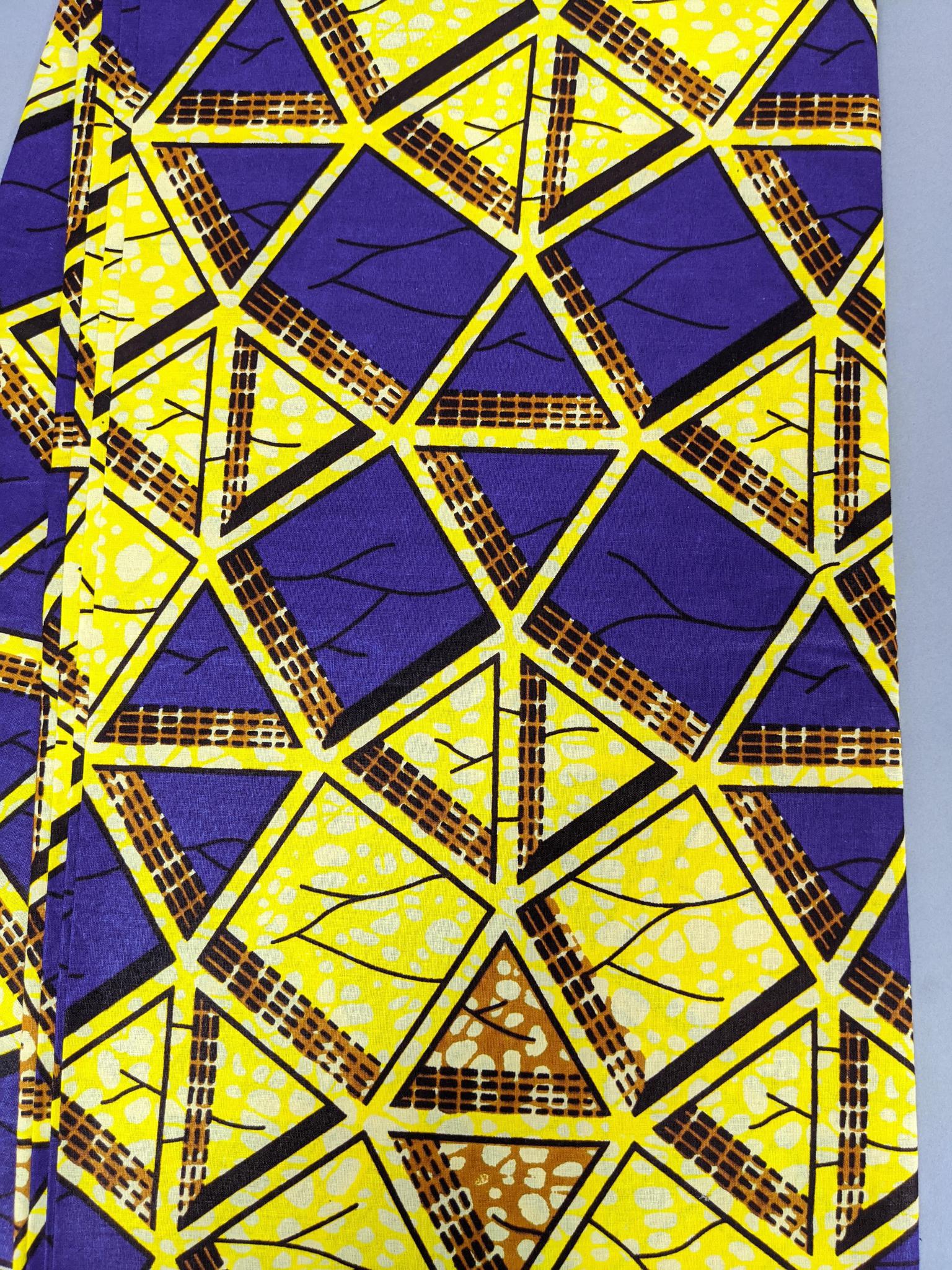 Yellow & Blue Print Wax