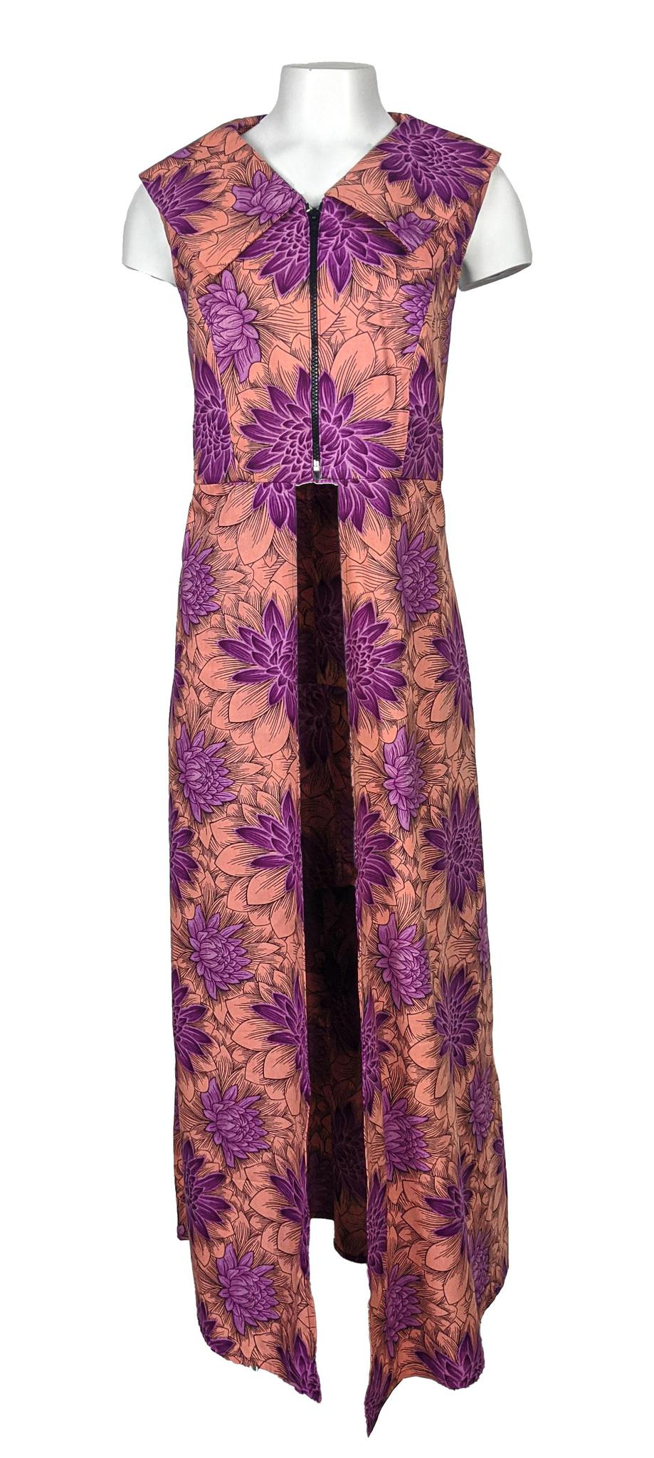 Women's Sleeveless Long Jacket With Opening