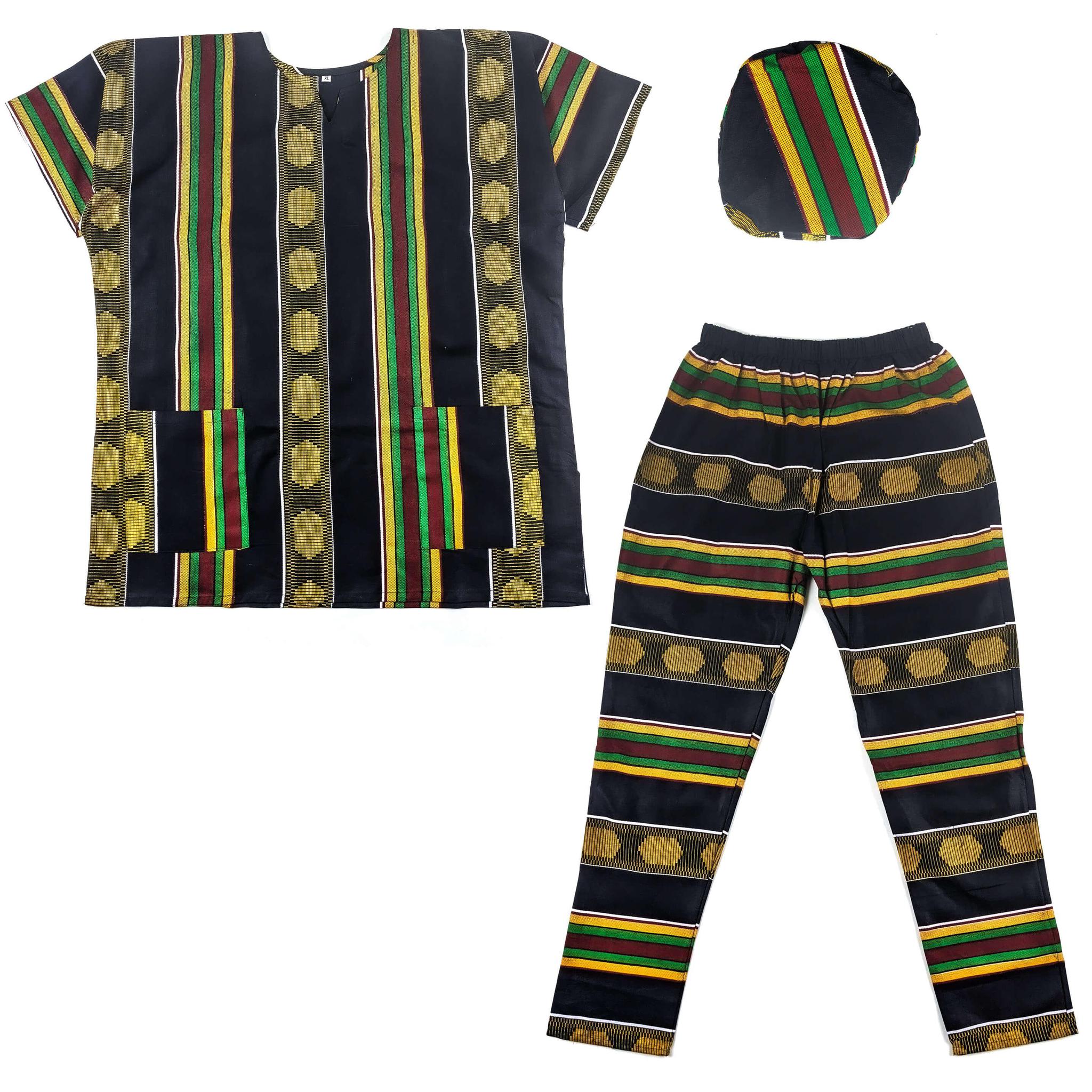 Kente Pant/cap Set