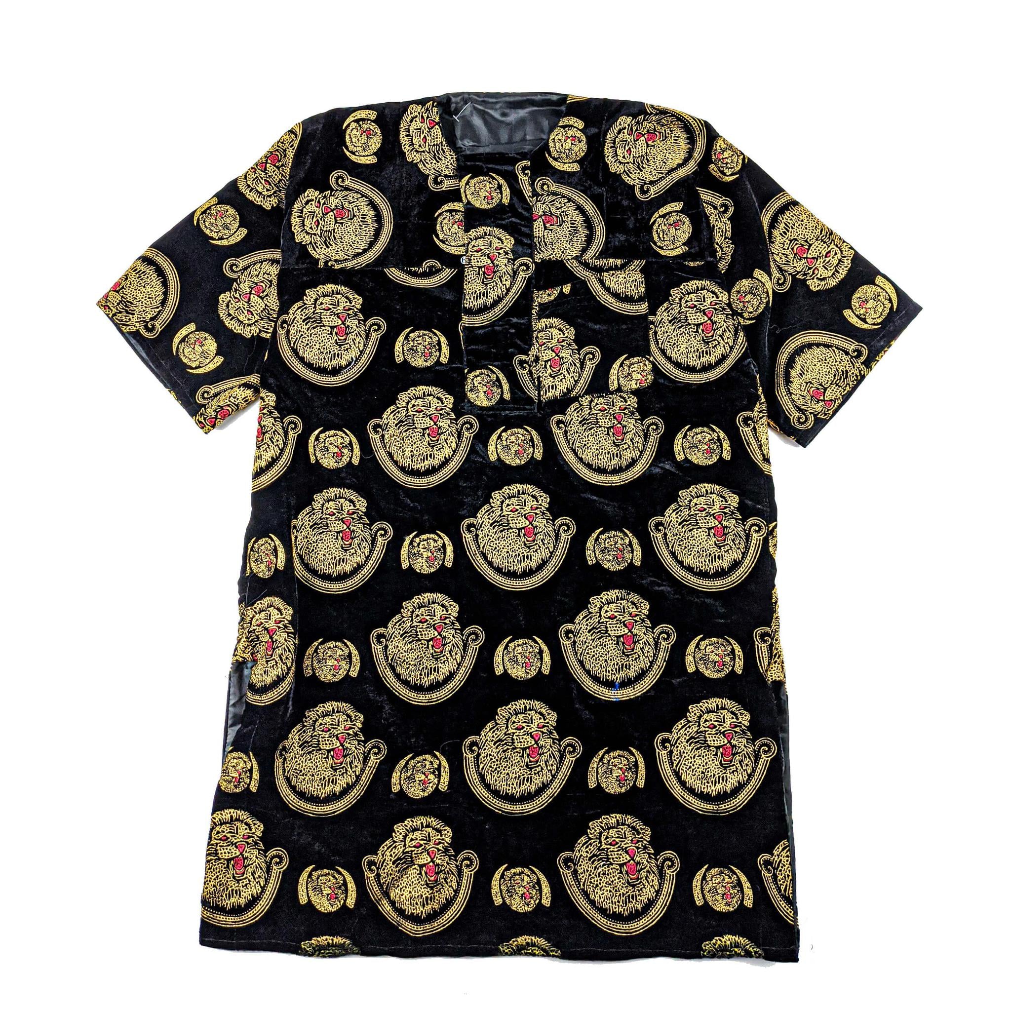 Black & Red Traditional Nigerian Isiagu