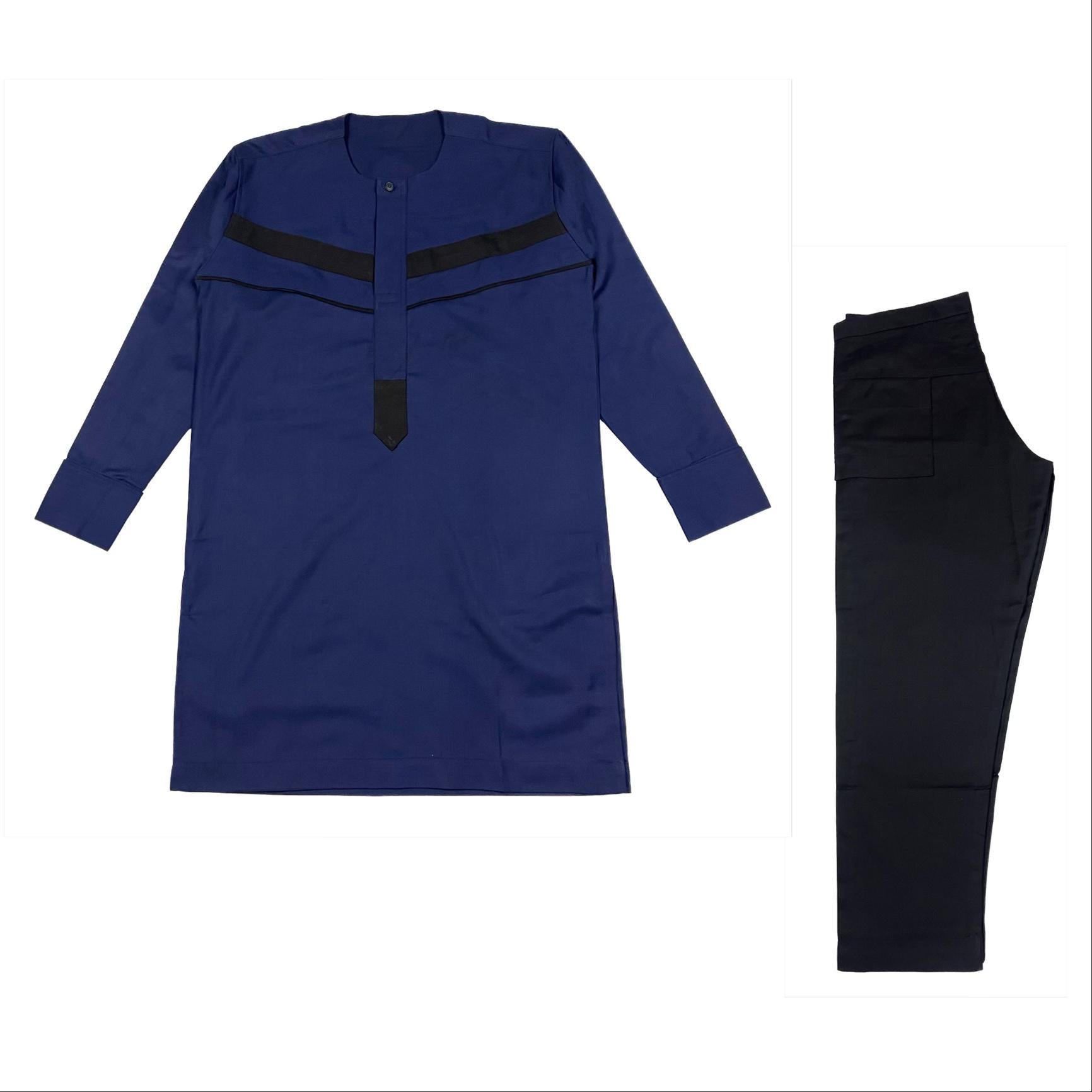 Blue & Black Men’s Set