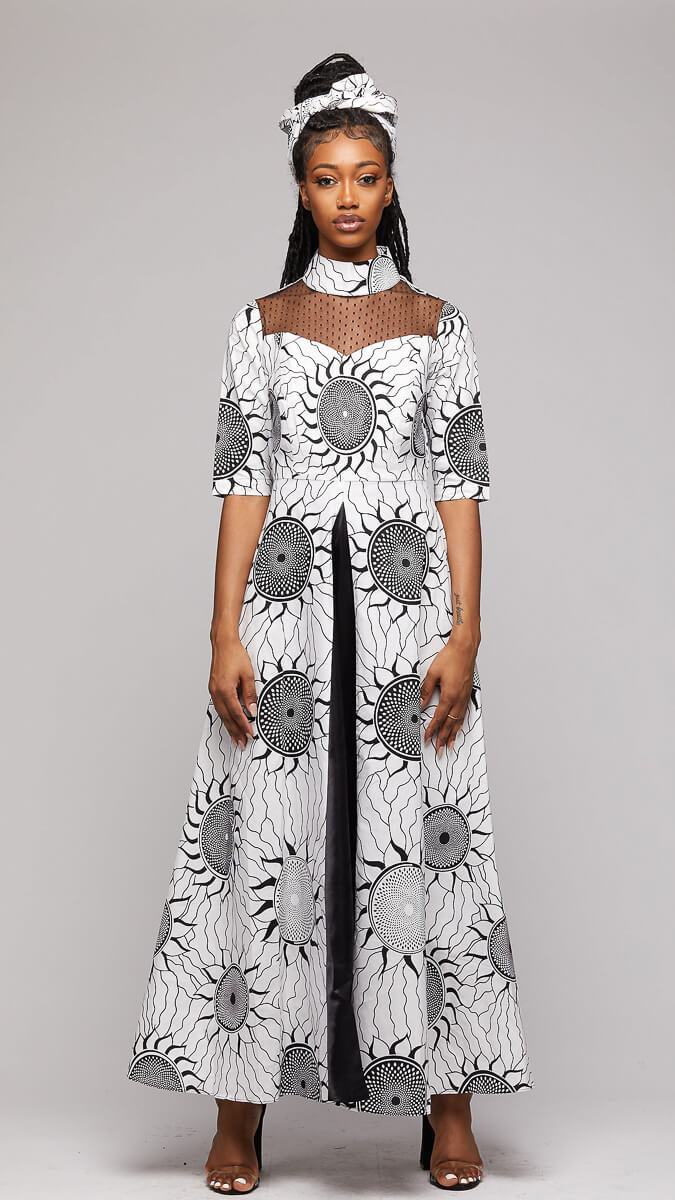 African Wax Tunic Dress