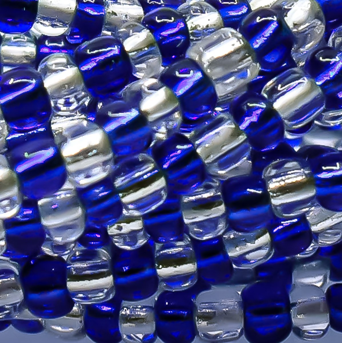 Clear Blue African Waist Beads - AFRIKAN ATTIRE - african_clothing - - african_attireAFRIKAN ATTIRE - african_fashion