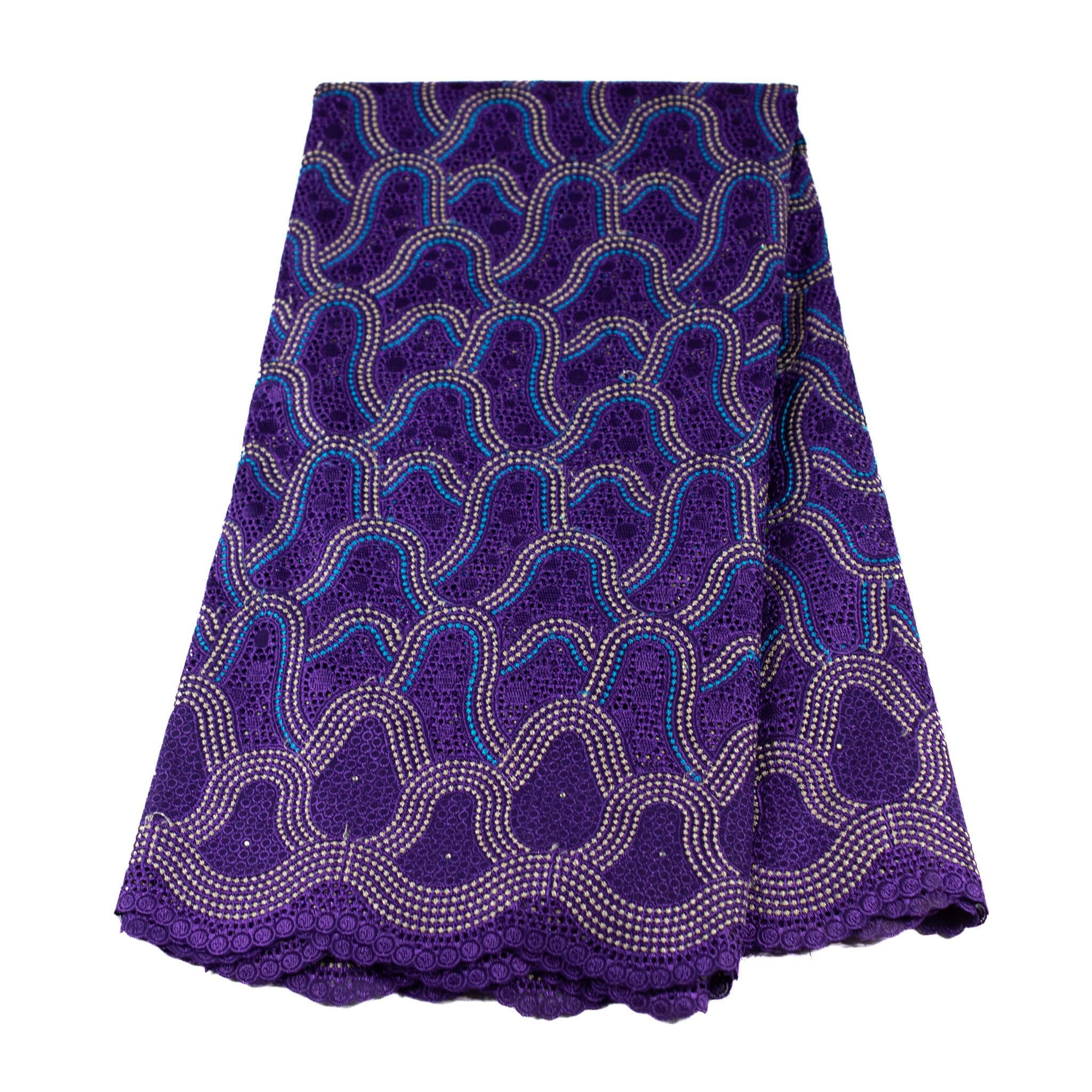 Purple Cotton Lace