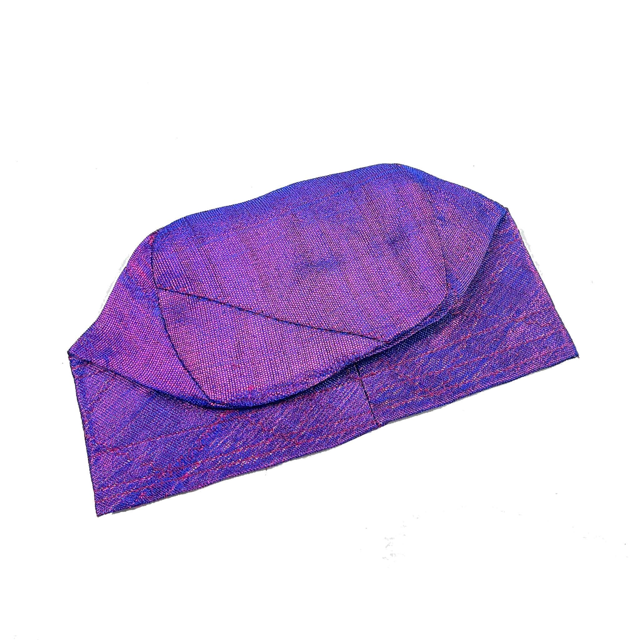 Purple Aso-Oke Cap