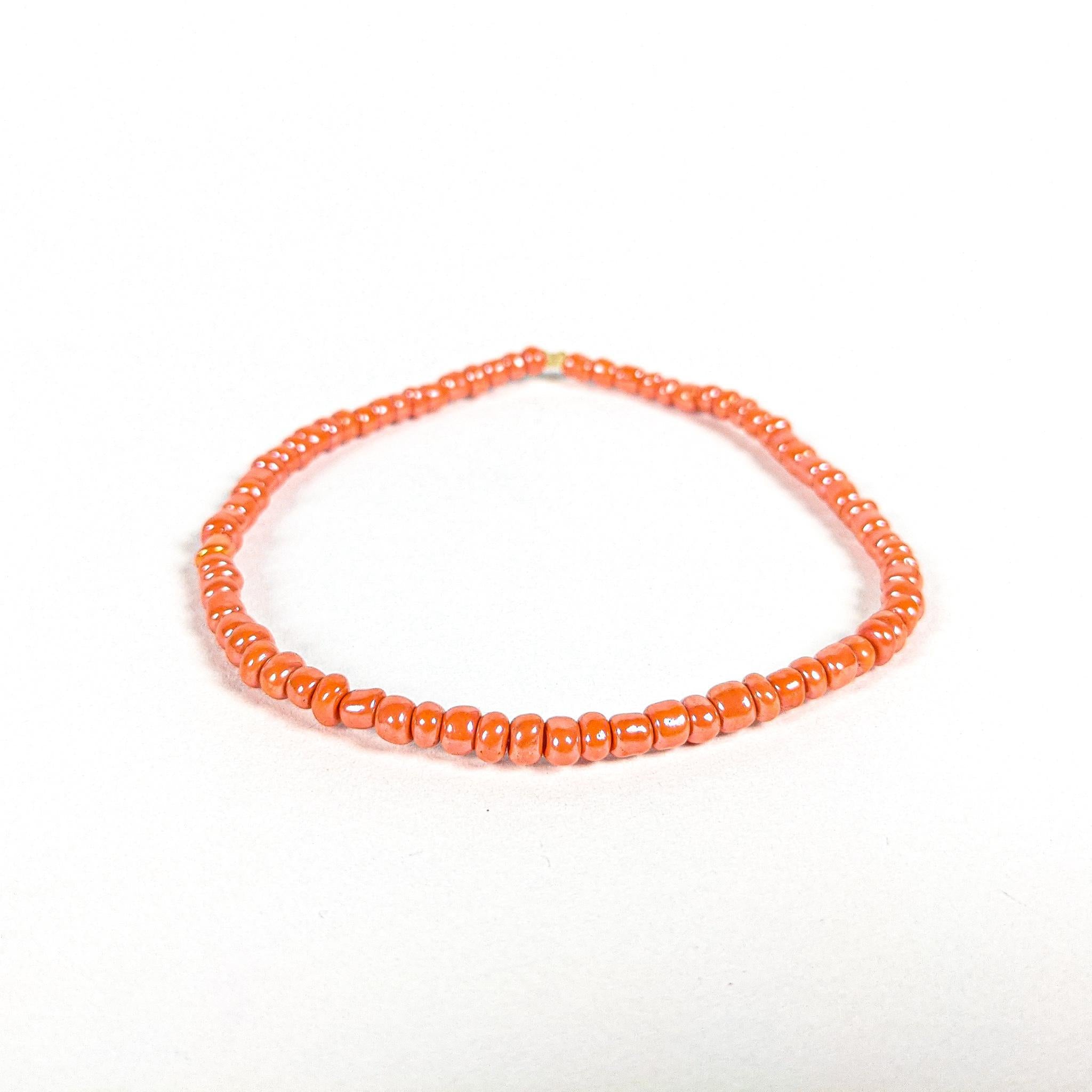Peach Anklet