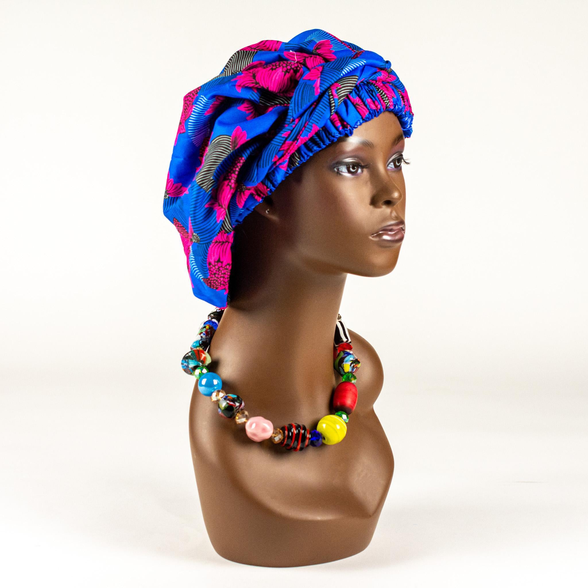 Silk Lined Ankara Bonnets