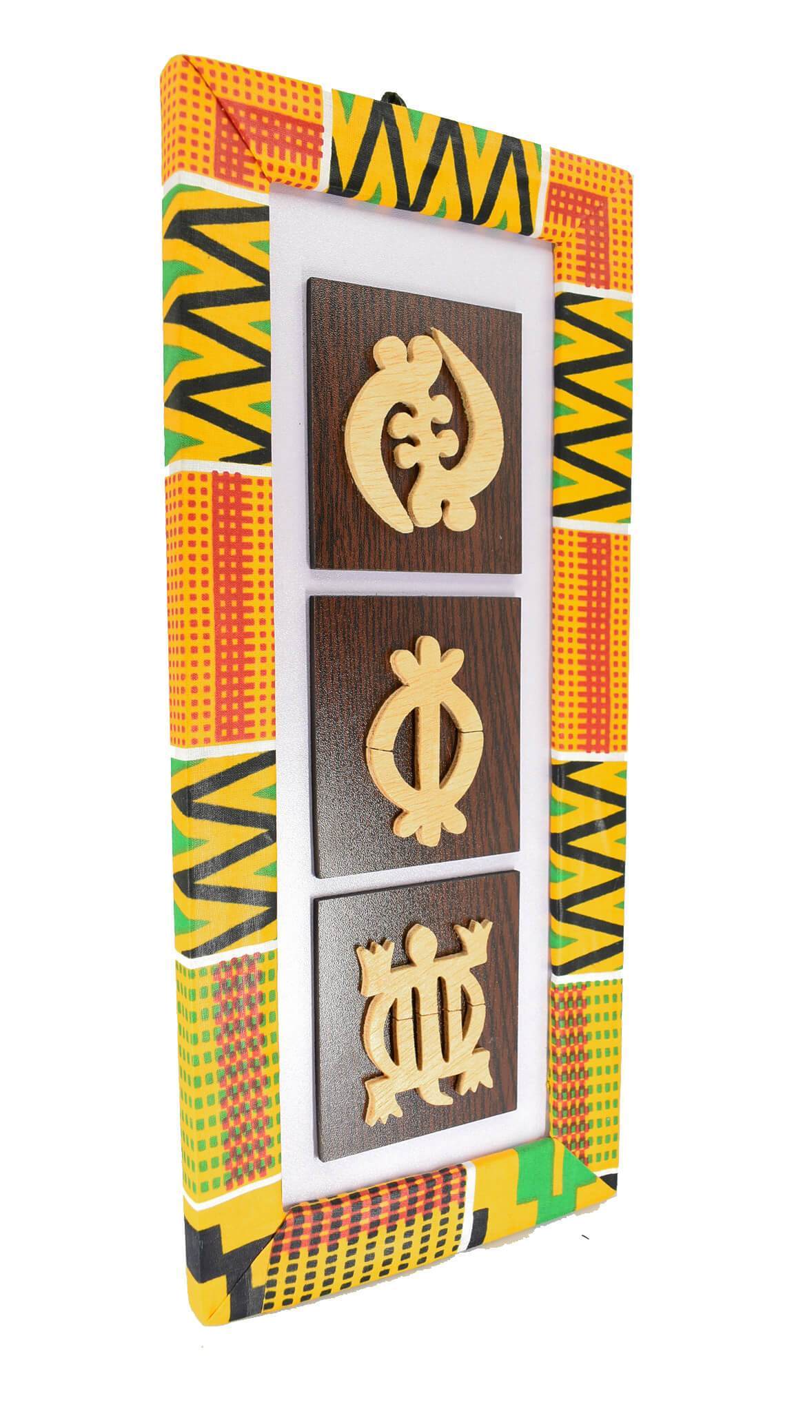 Ghanaian Symbolic Carvings - AFRIKAN ATTIRE - #african_clothing - WALL DECOR