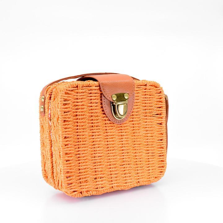 Island Woven Straw Crossbody Bag - AFRIKAN ATTIRE - #african_clothing -