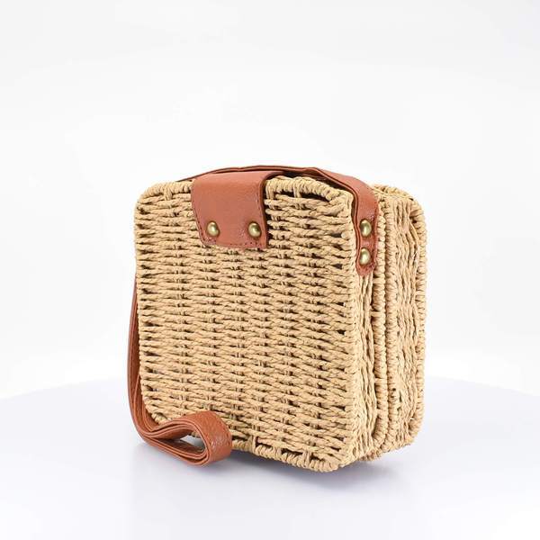 Island Woven Straw Crossbody Bag - AFRIKAN ATTIRE - african_clothing - - african_attireAFRIKAN ATTIRE - african_fashion