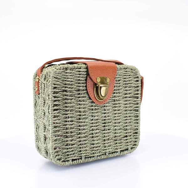 Island Woven Straw Crossbody Bag - AFRIKAN ATTIRE - african_clothing - - african_attireAFRIKAN ATTIRE - african_fashion