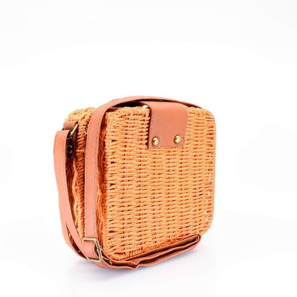 Island Woven Straw Crossbody Bag - AFRIKAN ATTIRE - african_clothing - - african_attireAFRIKAN ATTIRE - african_fashion