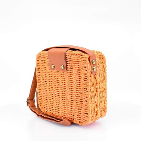 Island Woven Straw Crossbody Bag - AFRIKAN ATTIRE - african_clothing - - african_attireAFRIKAN ATTIRE - african_fashion