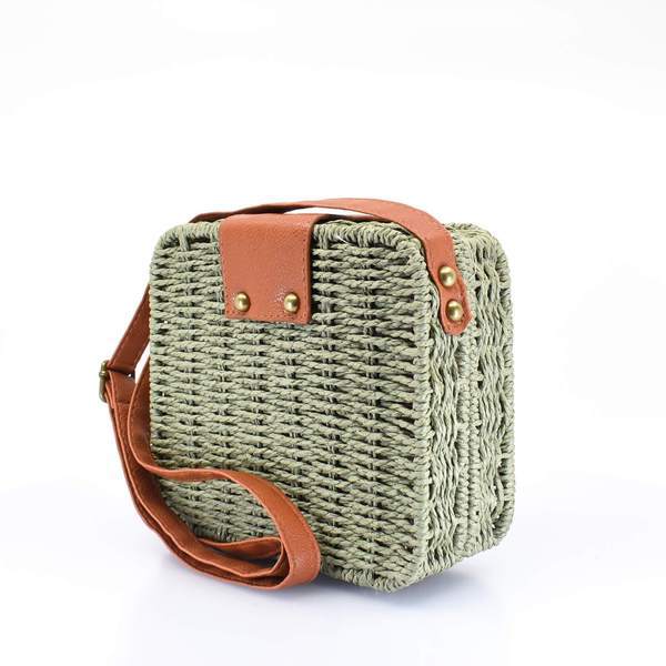 Island Woven Straw Crossbody Bag - AFRIKAN ATTIRE - african_clothing - - african_attireAFRIKAN ATTIRE - african_fashion