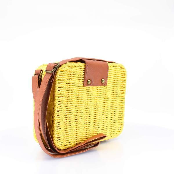 Island Woven Straw Crossbody Bag - AFRIKAN ATTIRE - african_clothing - - african_attireAFRIKAN ATTIRE - african_fashion