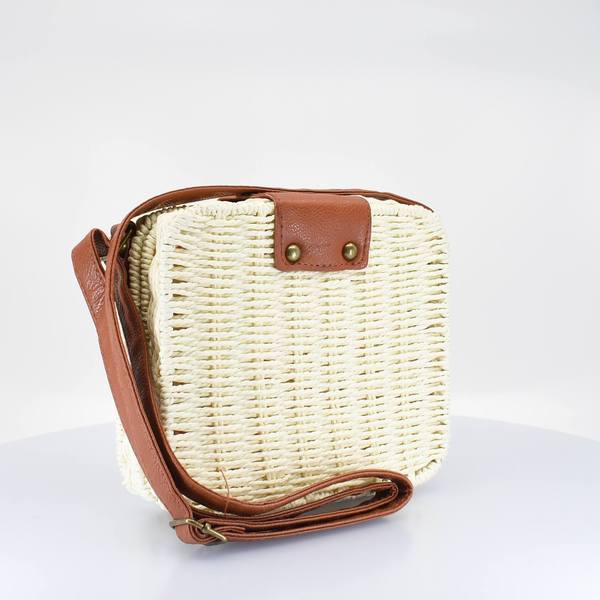 Island Woven Straw Crossbody Bag - AFRIKAN ATTIRE - african_clothing - - african_attireAFRIKAN ATTIRE - african_fashion