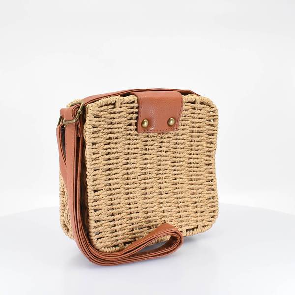 Island Woven Straw Crossbody Bag - AFRIKAN ATTIRE - african_clothing - - african_attireAFRIKAN ATTIRE - african_fashion