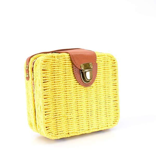 Island Woven Straw Crossbody Bag - AFRIKAN ATTIRE - african_clothing - - african_attireAFRIKAN ATTIRE - african_fashion