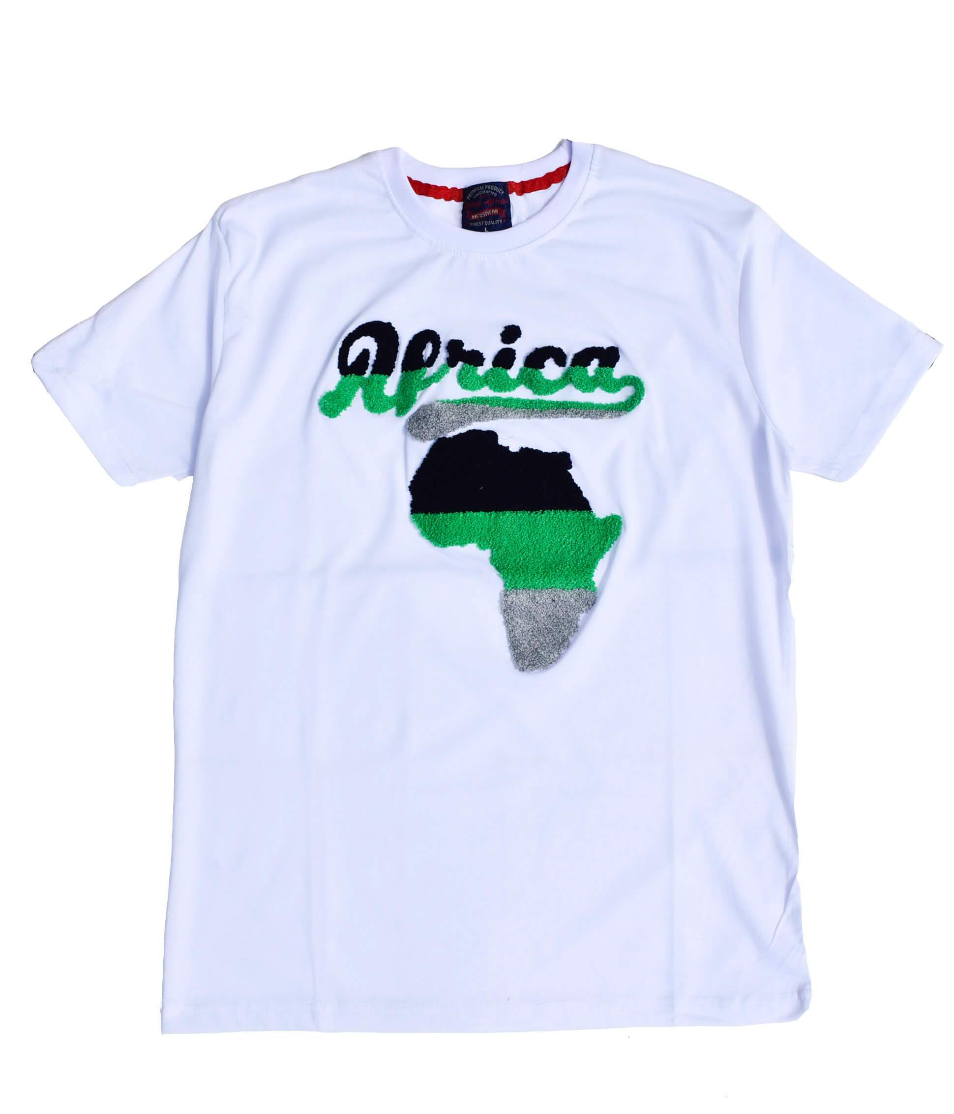 Short Sleeve Africa T-shirt - AFRIKAN ATTIRE - #african_clothing - T-SHIRT