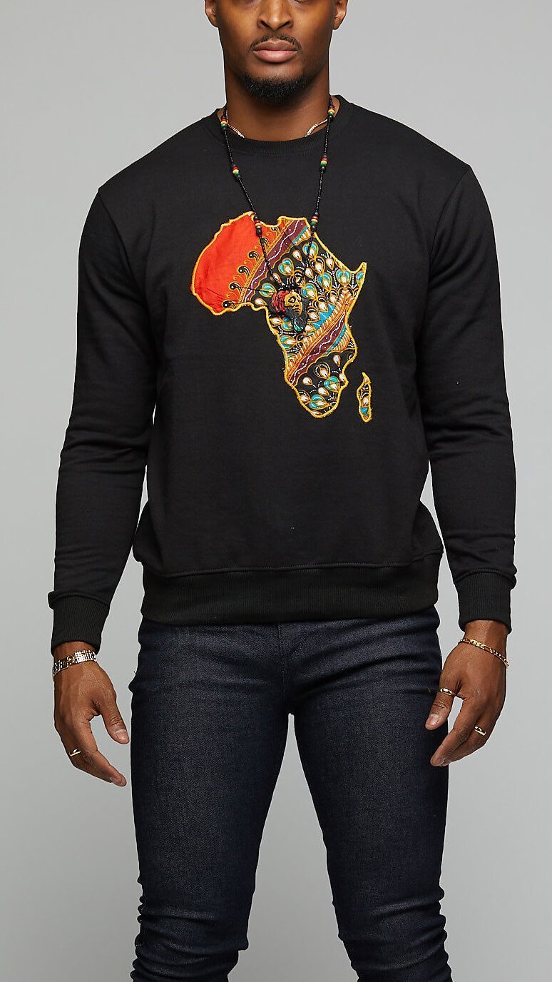 Urban Africa Sweatshirt - AFRIKAN ATTIRE - #african_clothing -