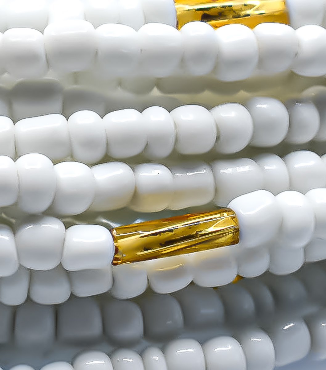 White African Waist Beads - AFRIKAN ATTIRE - african_clothing - - african_attireAFRIKAN ATTIRE - african_fashion