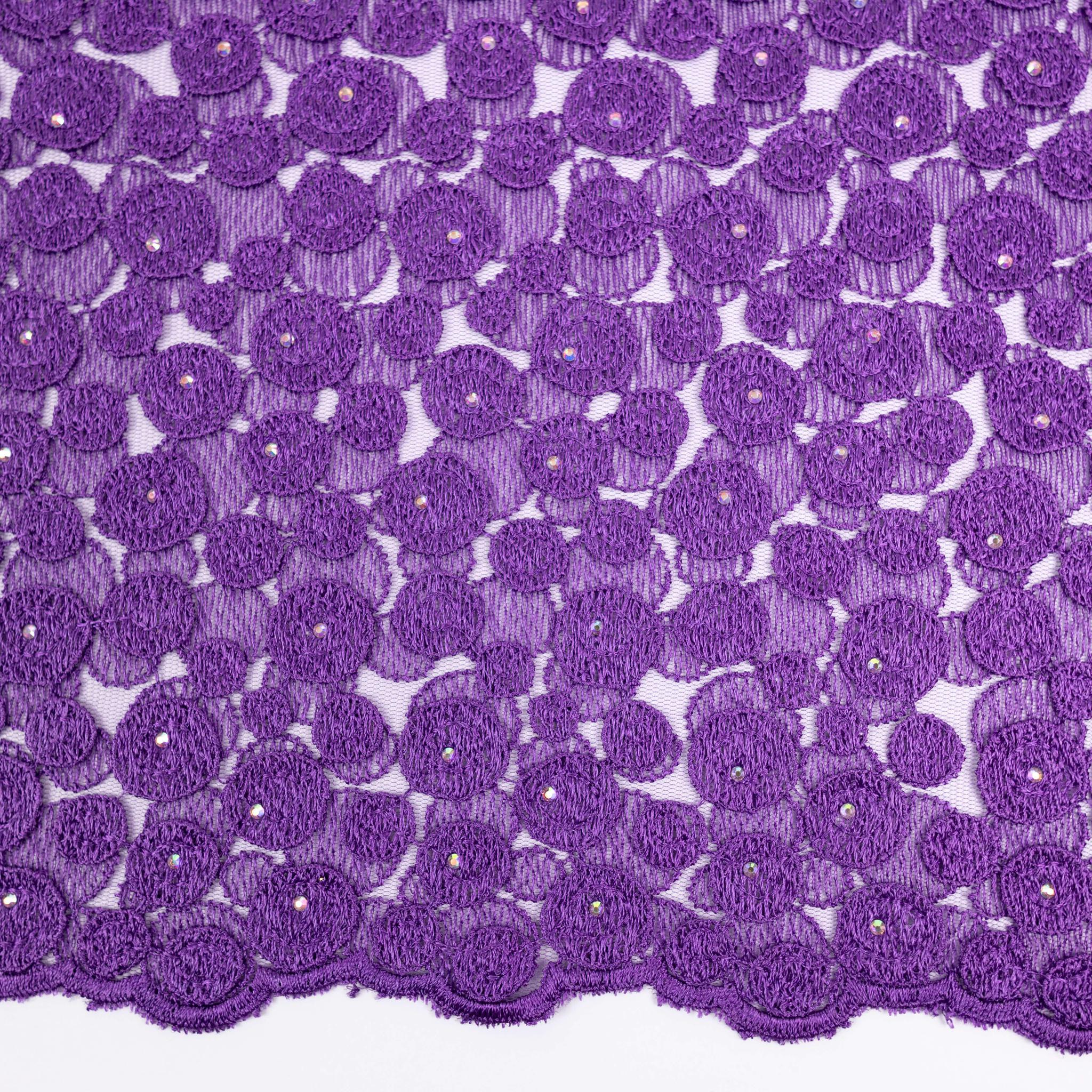 Purple Net Lace