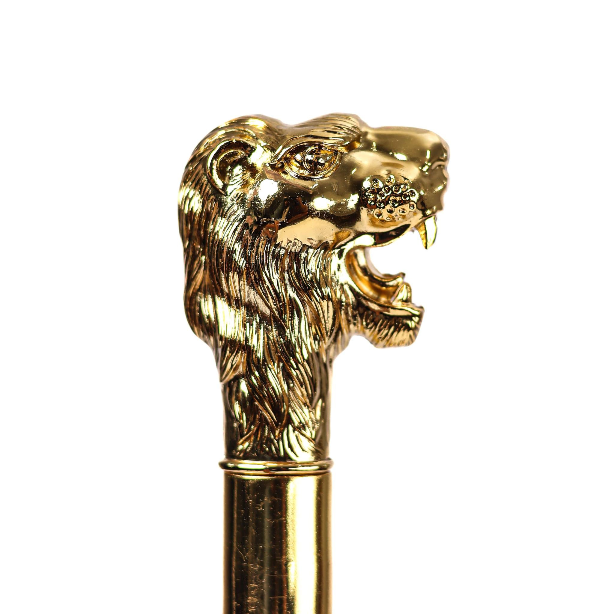 Lion Head Walking Stick