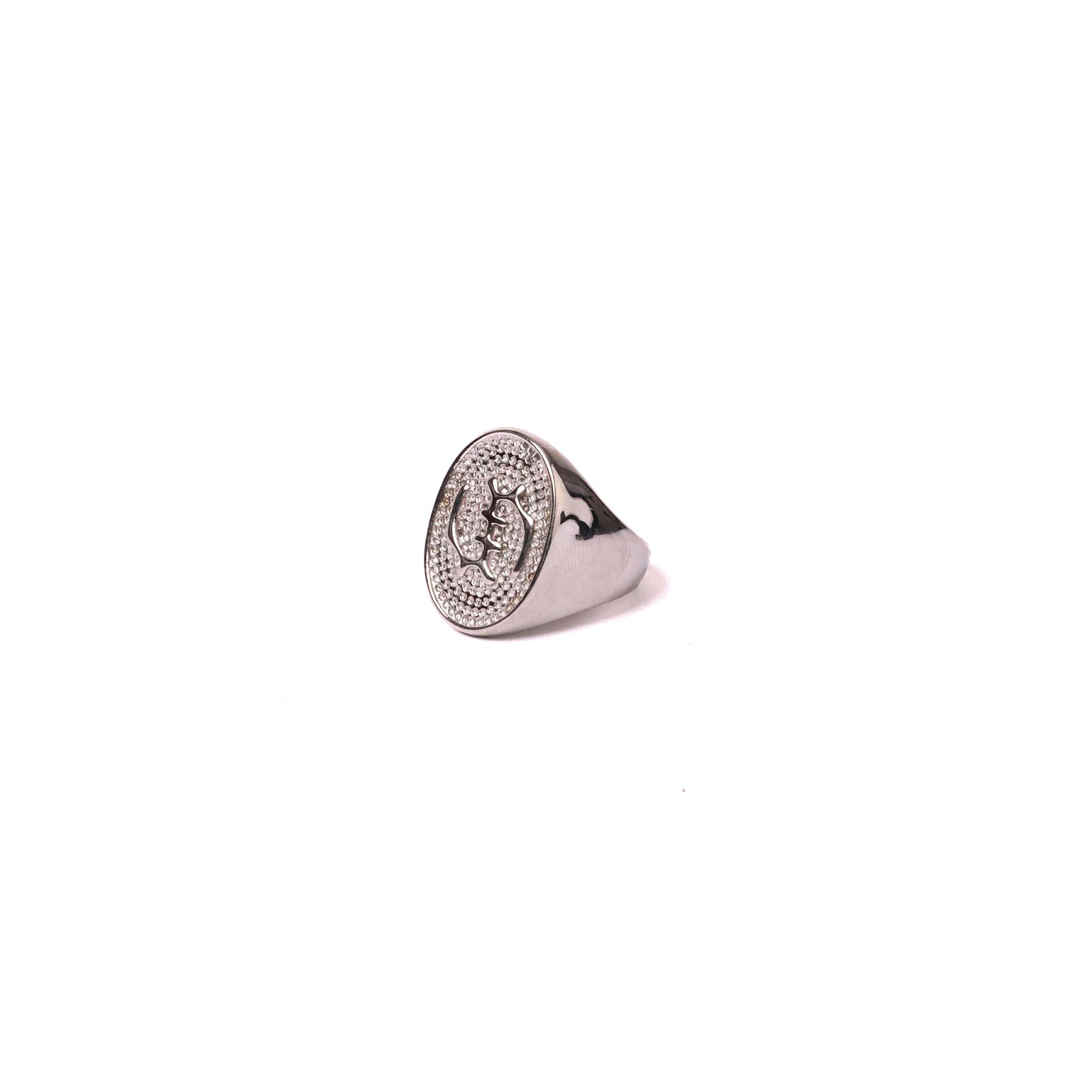 Silver Gye Nyame Men's Ring