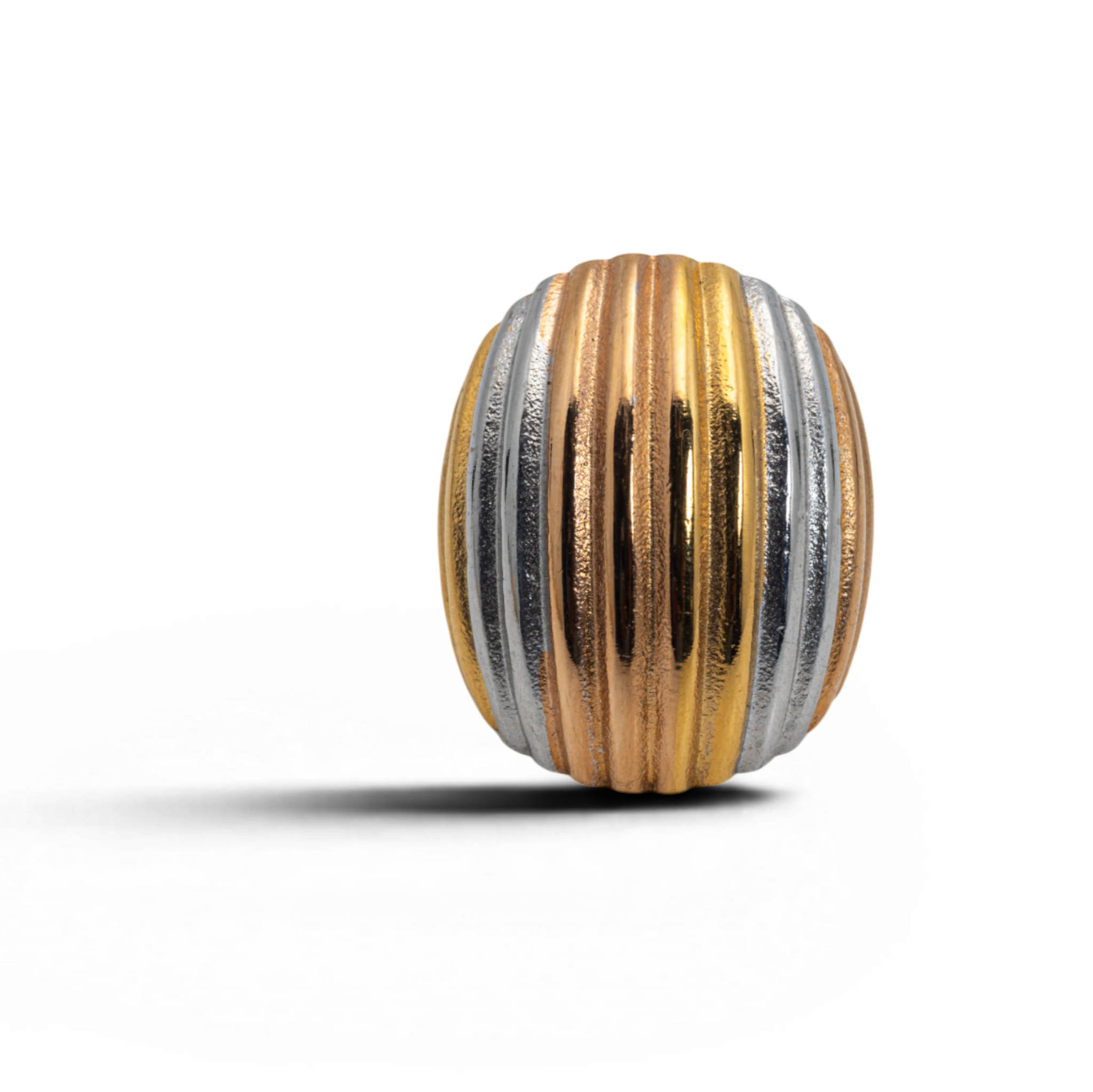 Three Tone Stroke Women's Ring