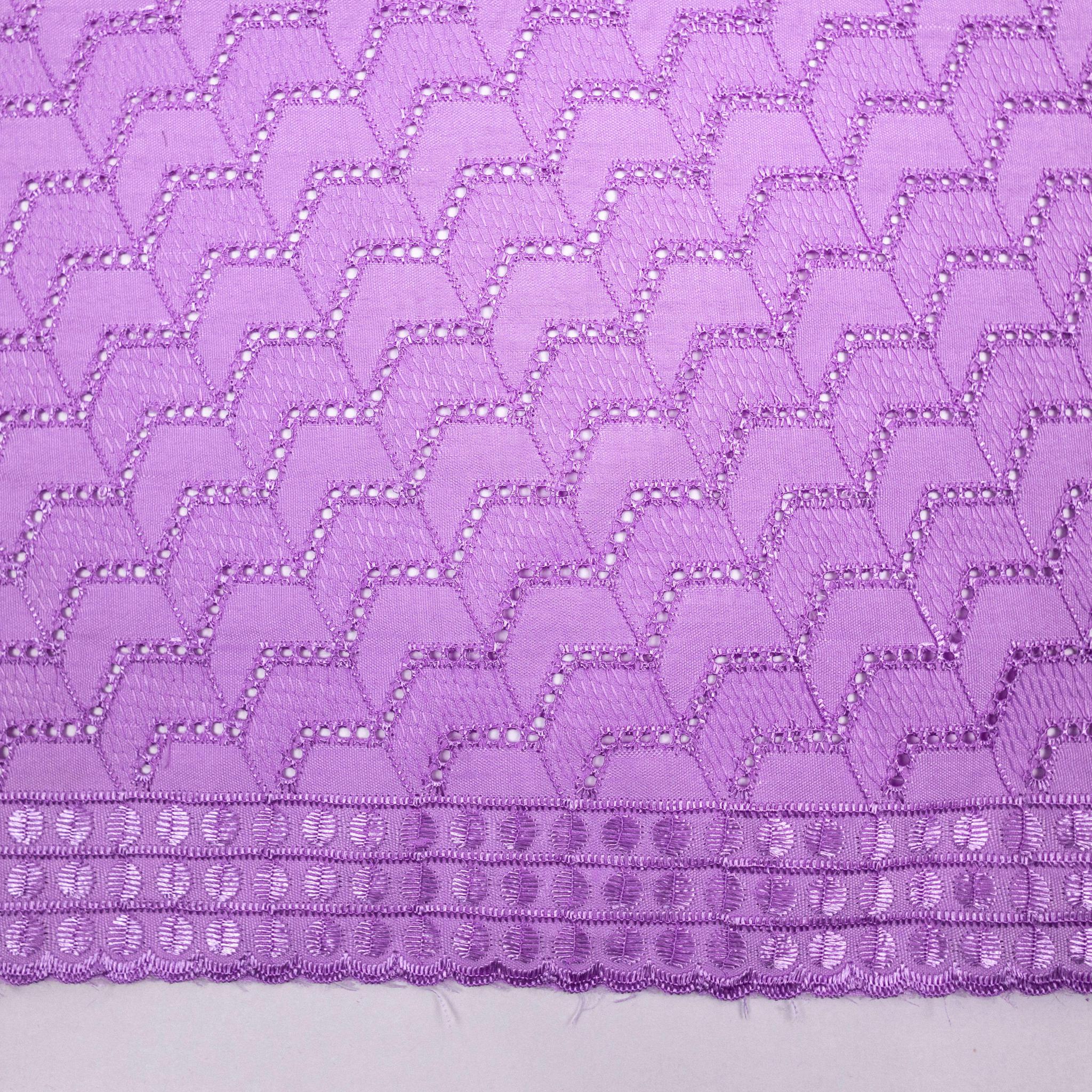 Purple Cotton Lace