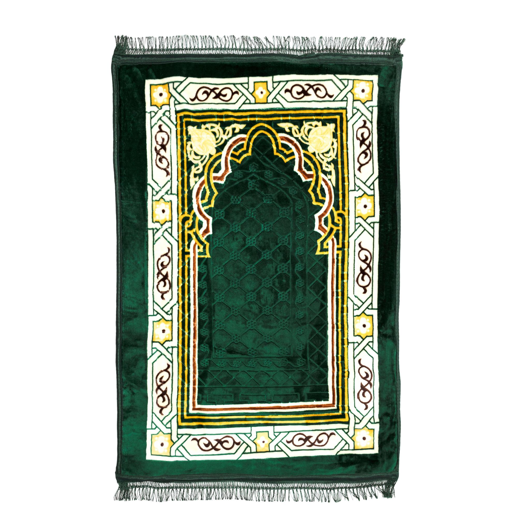 Green & Gold Prayer Mat