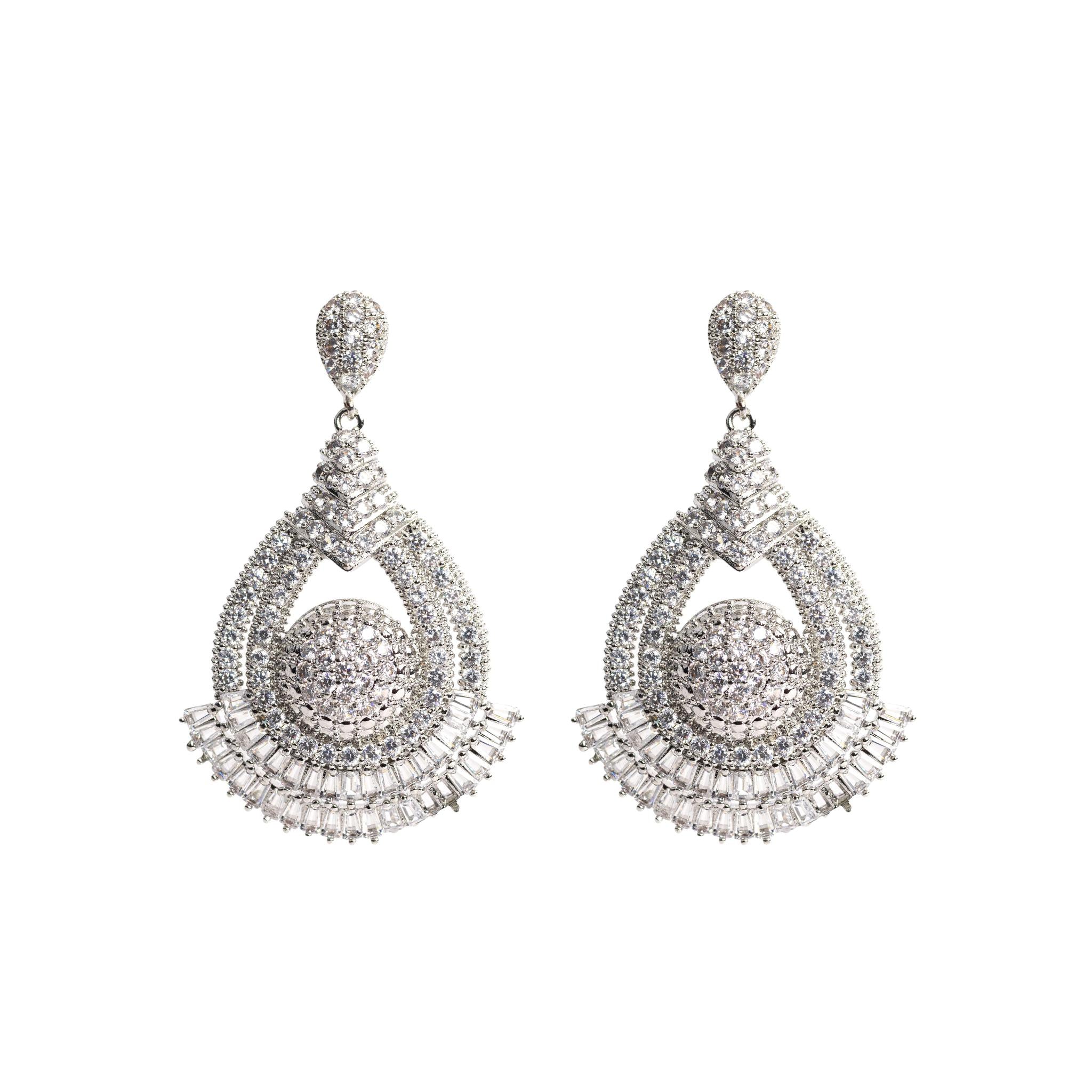 Silver Drop Earring