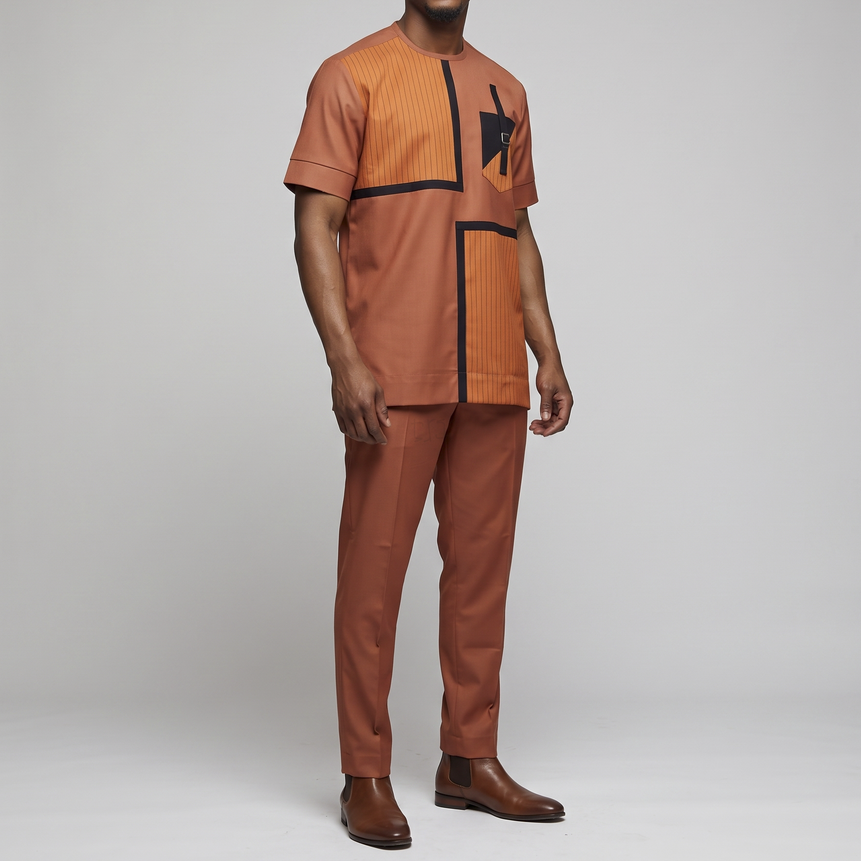 Orange Short Sleeve Set