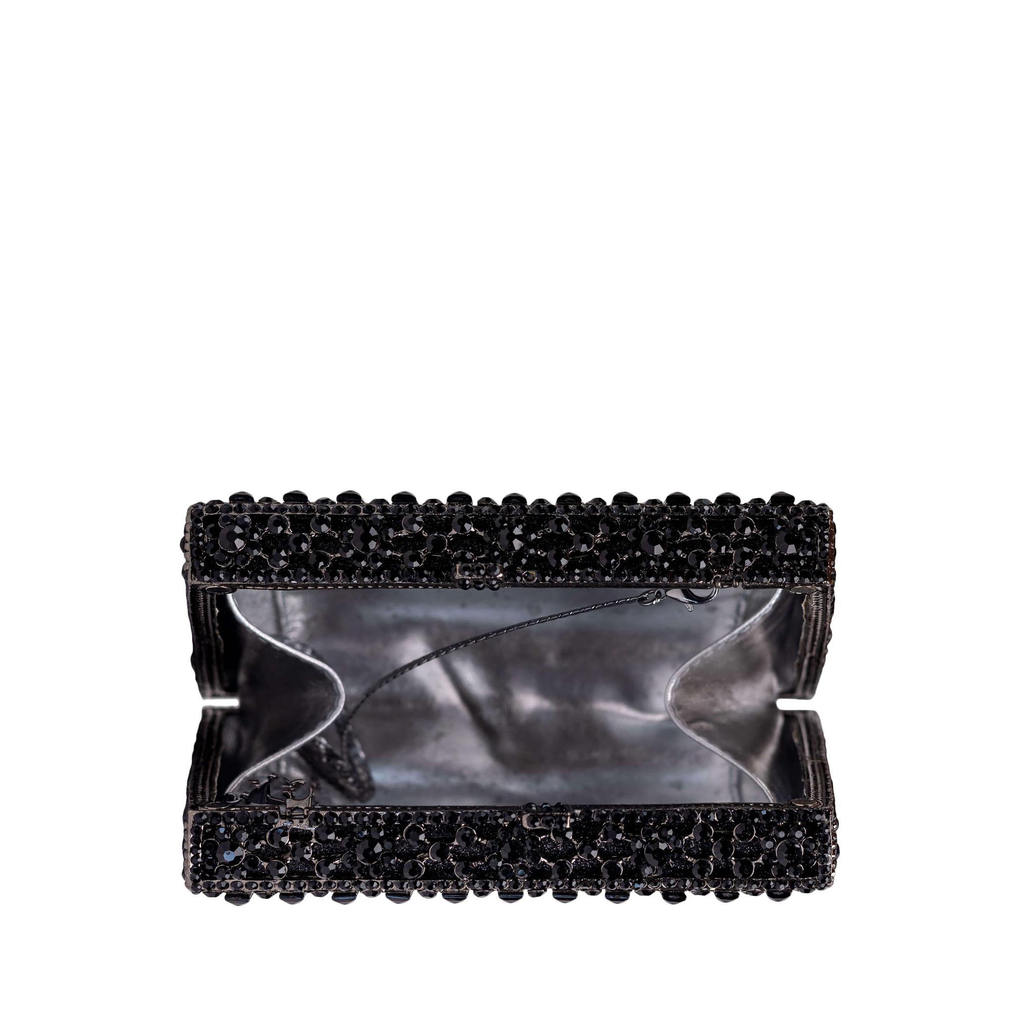 Black Box Rhinestone Clutch Purse