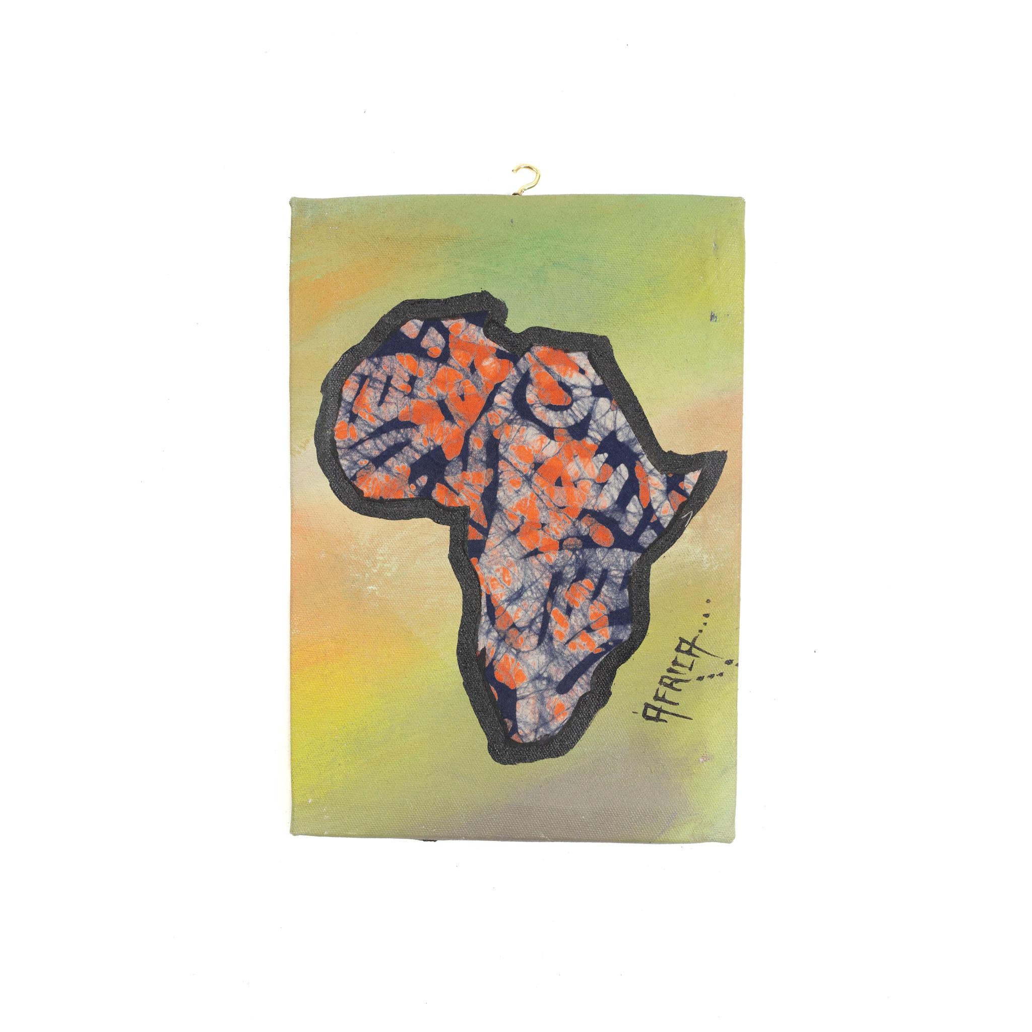 Map of Africa Painting