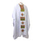 White with Multi-Colored Embroidery Agbada Set