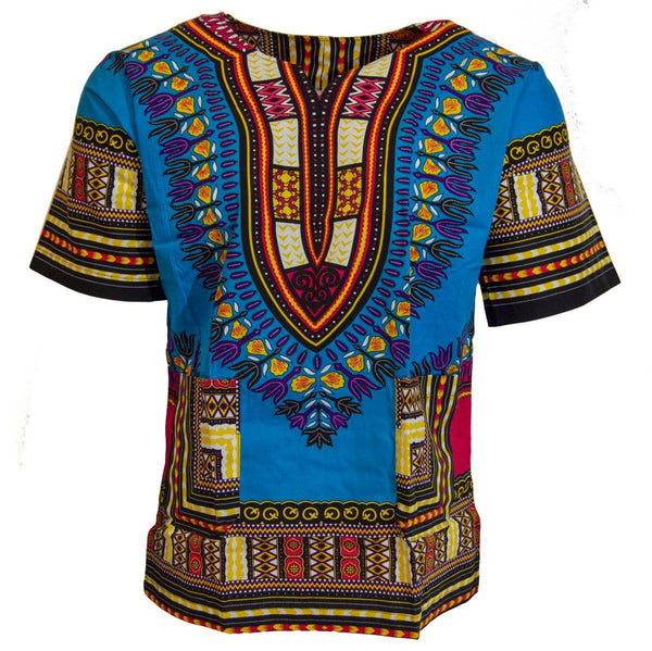 Sky Blue - African Dashiki Shirt
