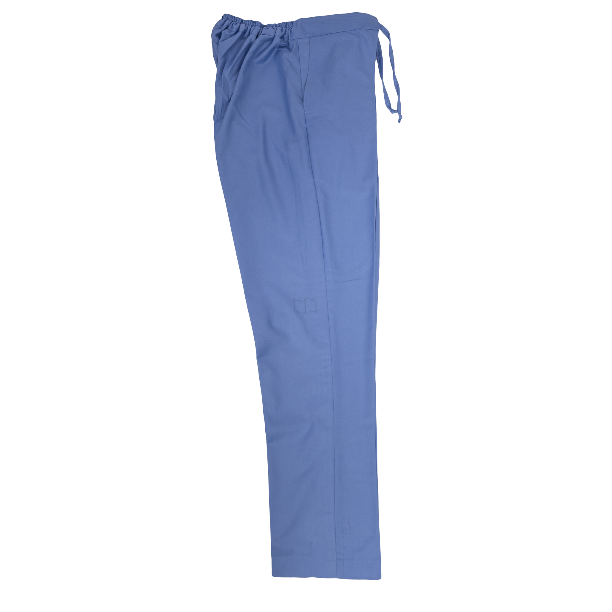 Light Blue Men's Embroidered Nigerian Cotton Tunic and Trousers Set w/Hat
