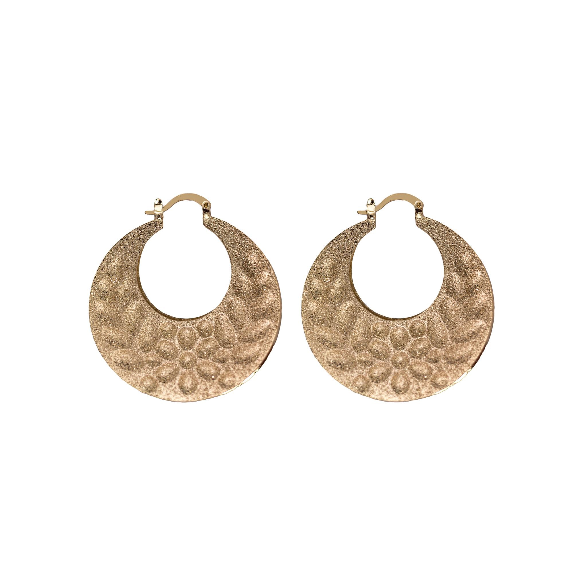 Gold Hoops Earring