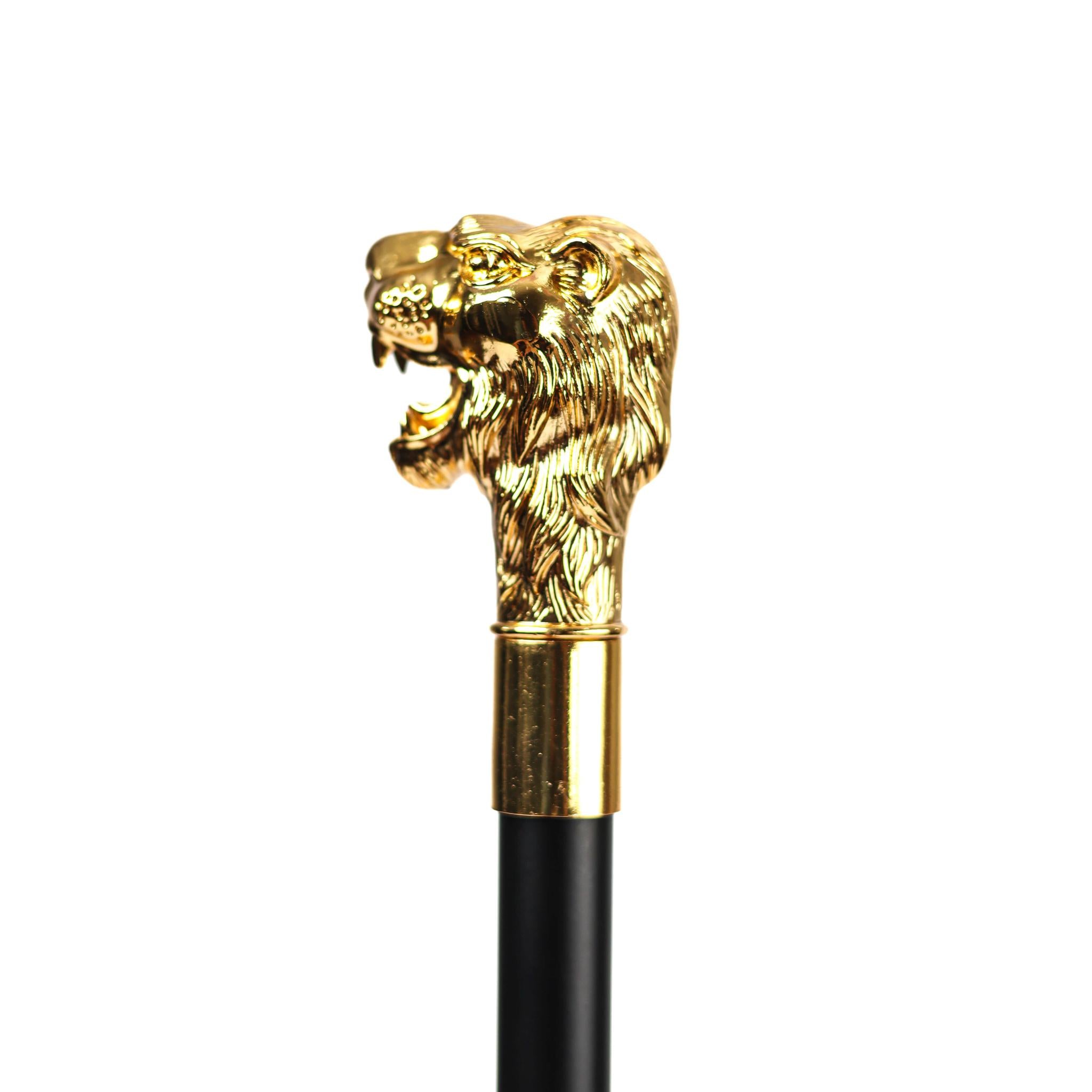 Lion Head Walking Stick