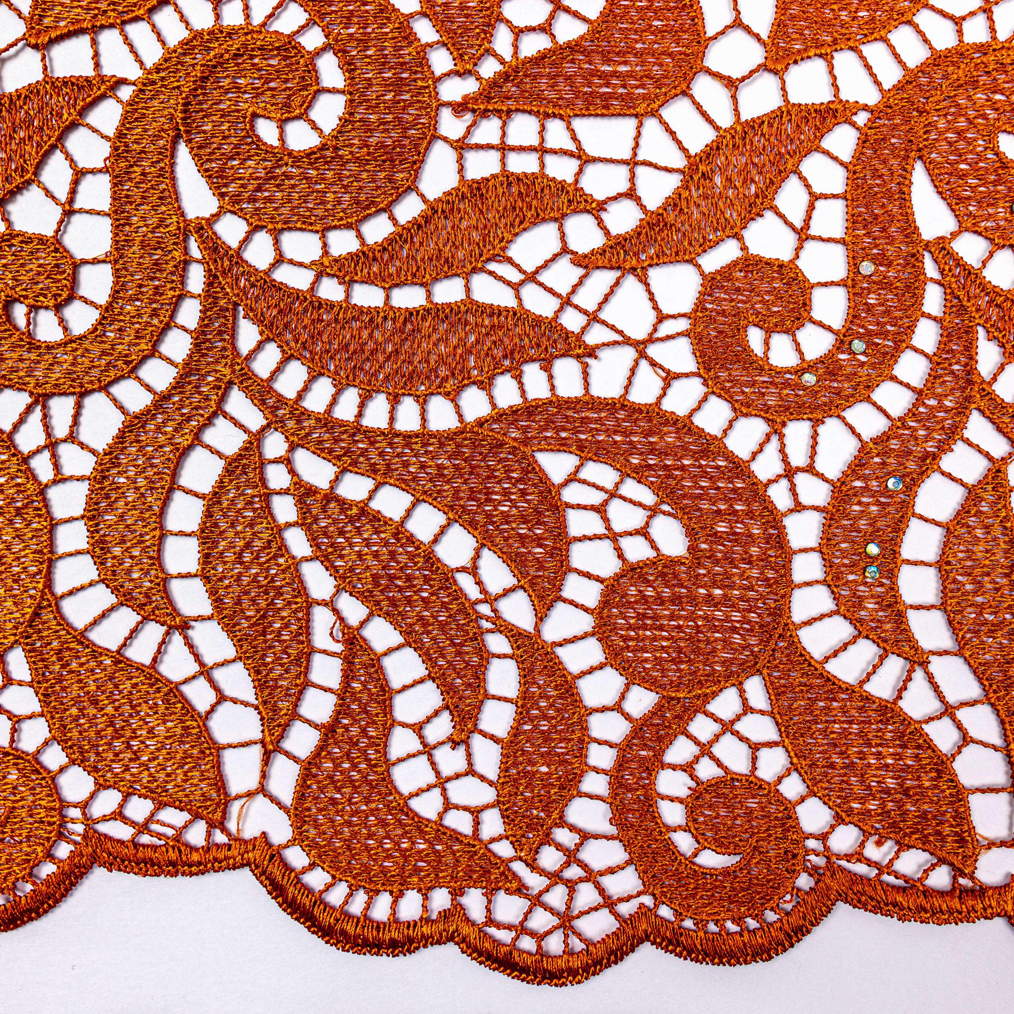 Orange Cord Lace