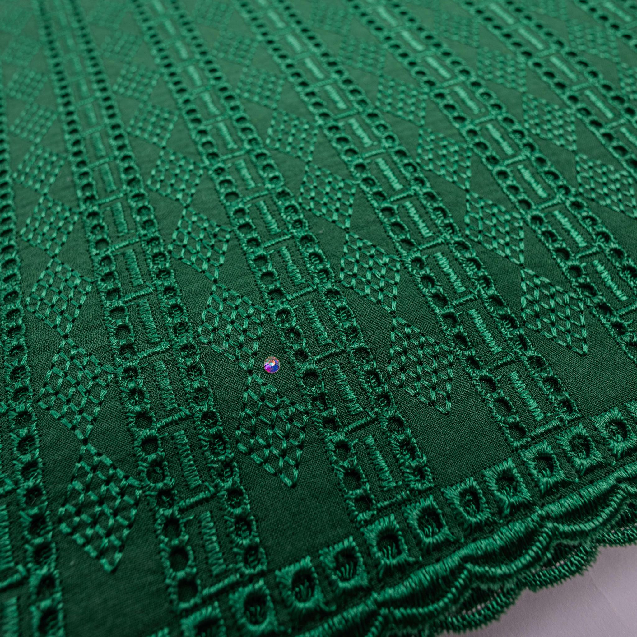 Green Cotton Lace