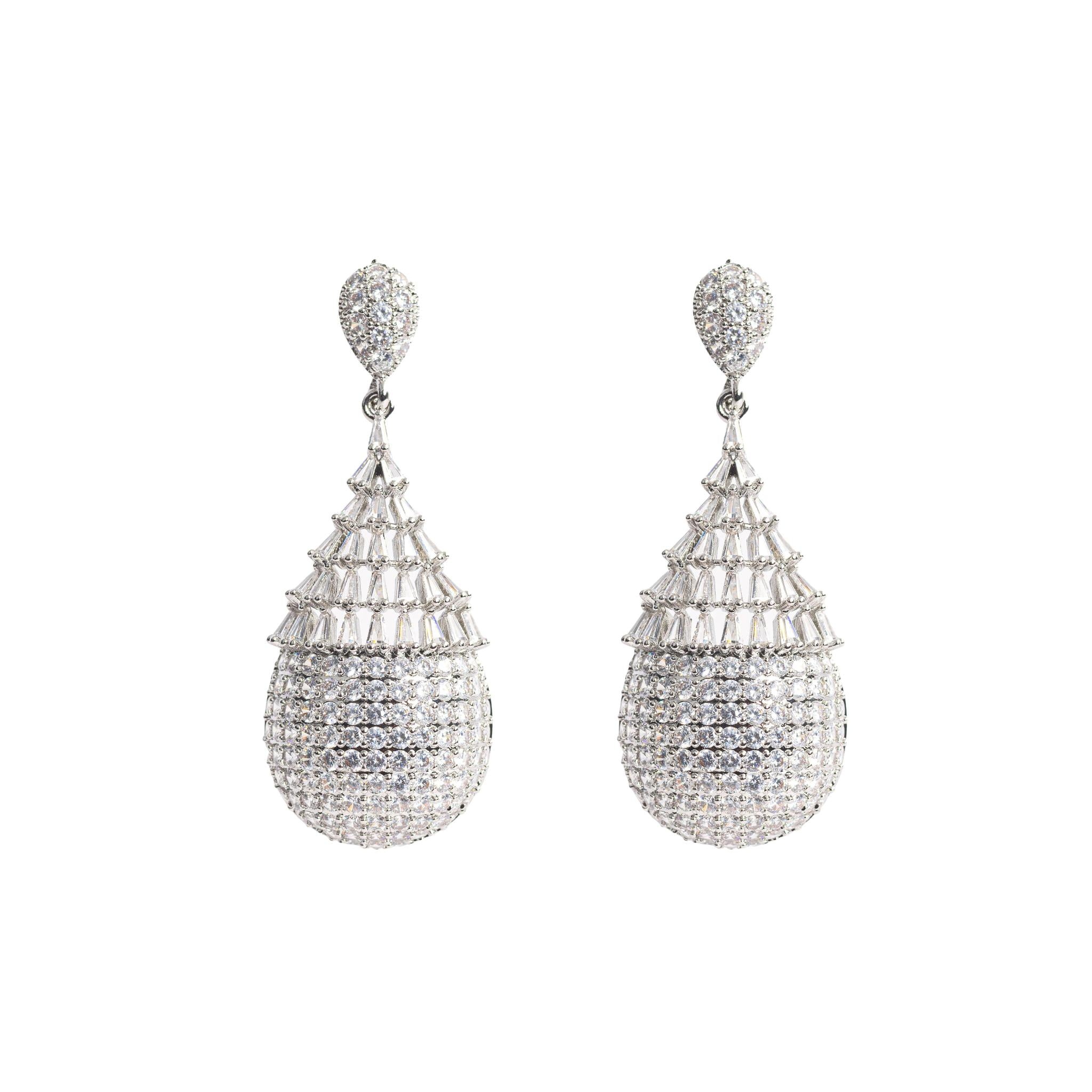 Silver Drop Earring